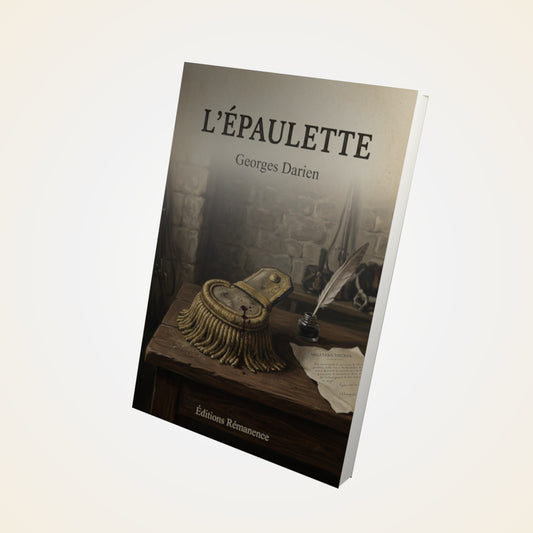 Livre L'épaulette - Georges Darien - Couverture 3D