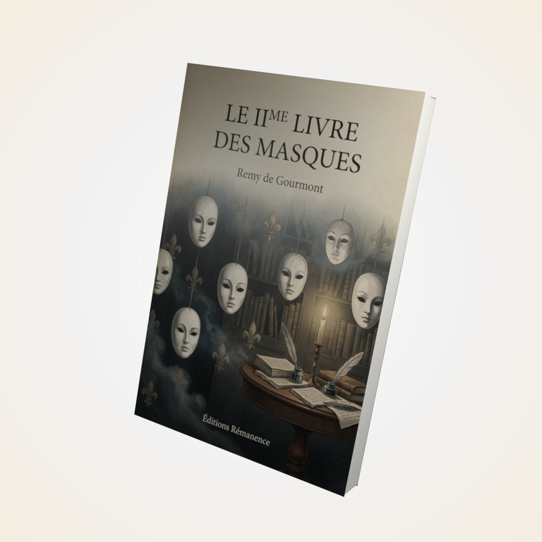Livre Le IIme livre des masques - Remy de Gourmont - Couverture 3D