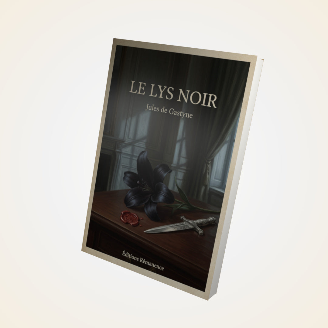 Livre Le lys noir - Jules de Gastyne - Couverture 3D