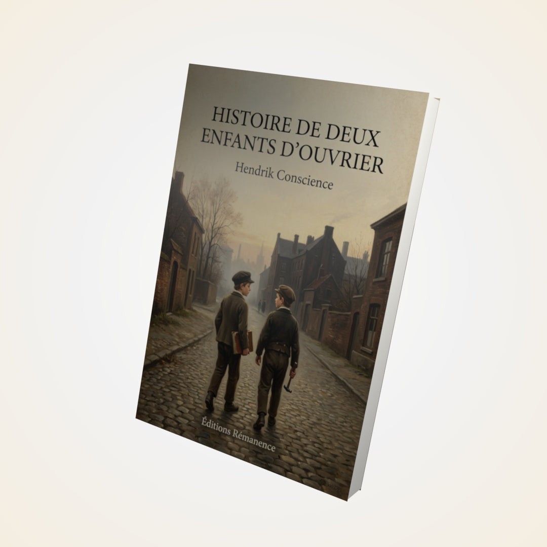 Livre Histoire de deux enfants d'ouvrier - Hendrik Conscience - Couverture 3D