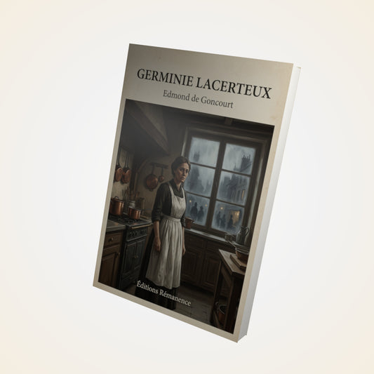 Livre Germinie Lacerteux - Edmond de Goncourt - Couverture 3D