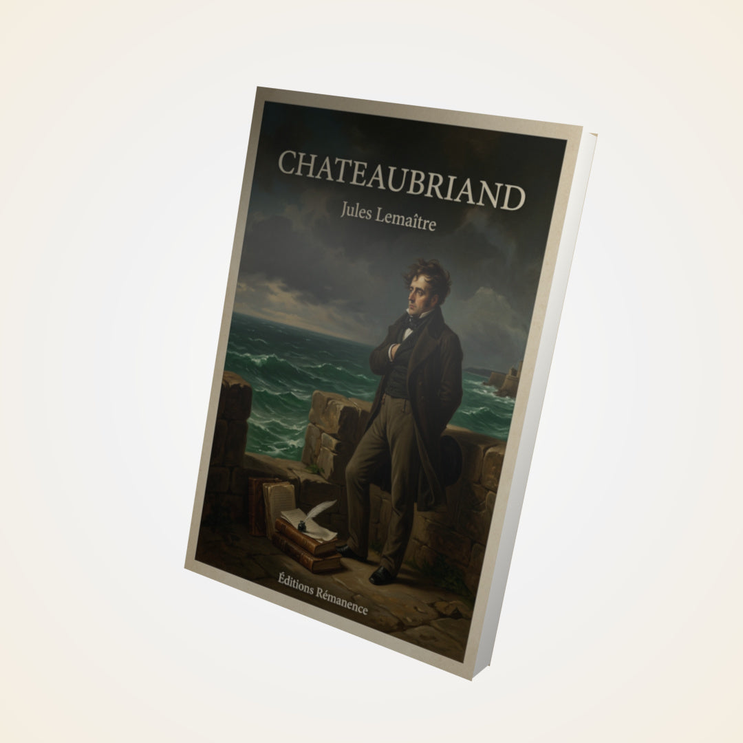 Livre Chateaubriand - Jules Lemaître - Couverture 3D