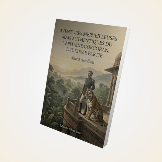Livre Aventures merveilleuses mais authentiques du capitaine Corcoran, Deuxième partie - Alfred Assollant - Couverture 3D