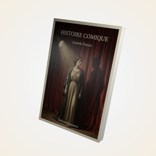 Livre Histoire comique - Anatole France - Couverture 3D