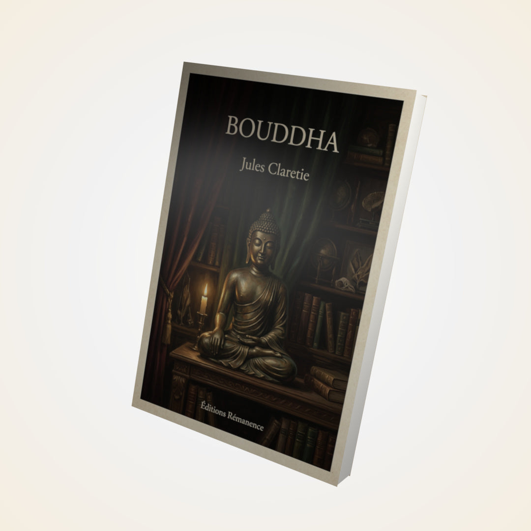 Livre Bouddha - Jules Claretie - Couverture 3D