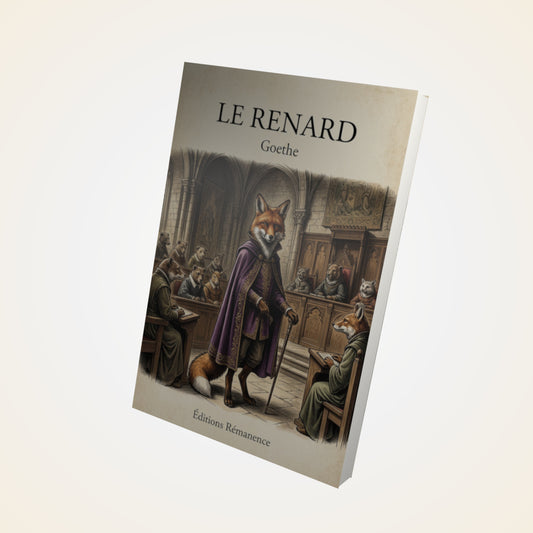 Livre Le renard - Goethe - Couverture 3D