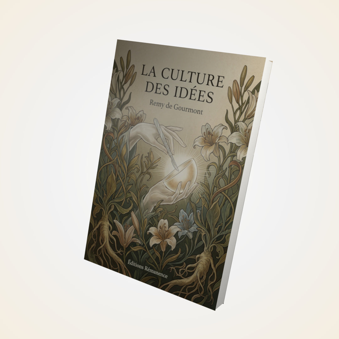 Livre La culture des idées - Remy de Gourmont - Couverture 3D