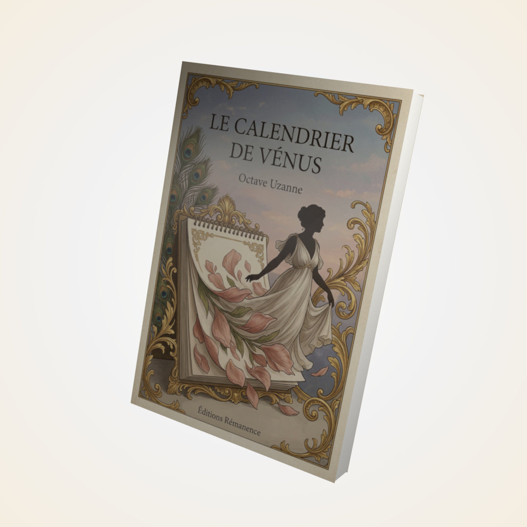 Livre Le calendrier de Vénus - Octave Uzanne - Couverture 3D