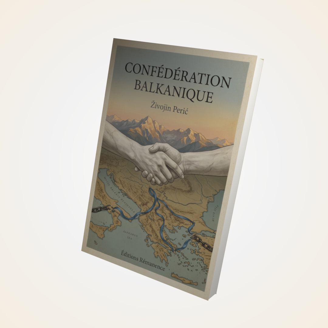 Livre Confédération Balkanique - Živojin Perić - Couverture 3D