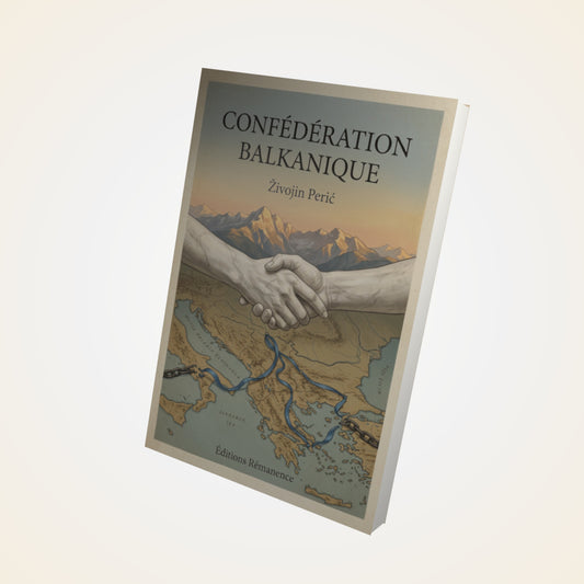 Livre Confédération Balkanique - Živojin Perić - Couverture 3D