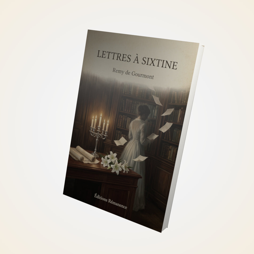 Livre Lettres à Sixtine - Remy de Gourmont - Couverture 3D