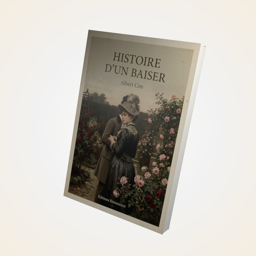 Livre Histoire d'un baiser - Albert Cim - Couverture 3D