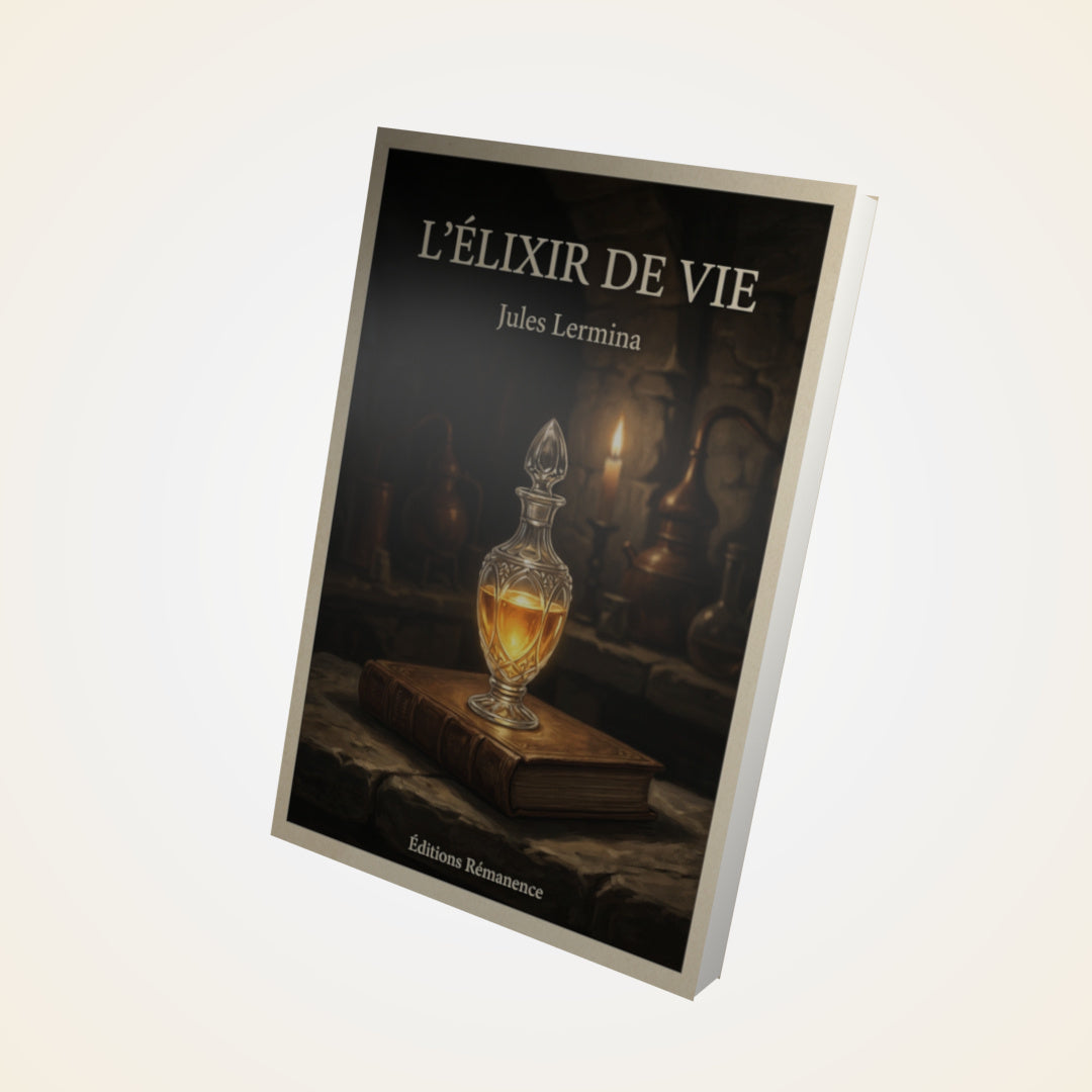 Livre L'élixir de vie - Jules Lermina - Couverture 3D