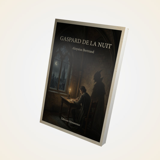 Livre Gaspard de la nuit - Aloysius Bertrand - Couverture 3D