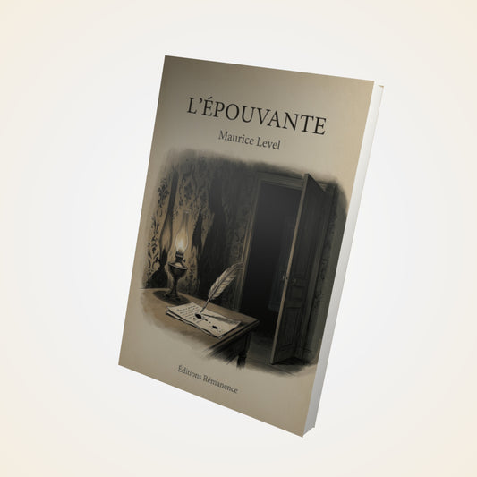 Livre L'épouvante - Maurice Level - Couverture 3D