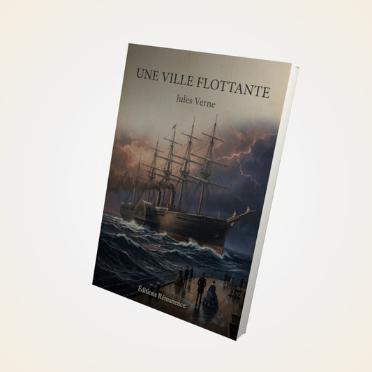 Livre Une ville flottante - Jules Verne - Couverture 3D