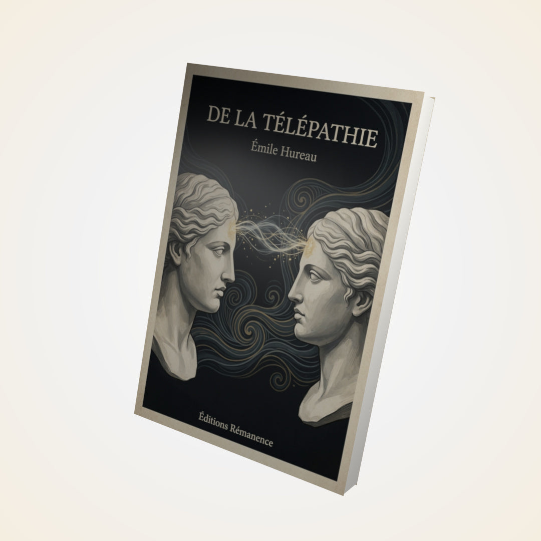 Livre De la télépathie - Émile Hureau - Couverture 3D