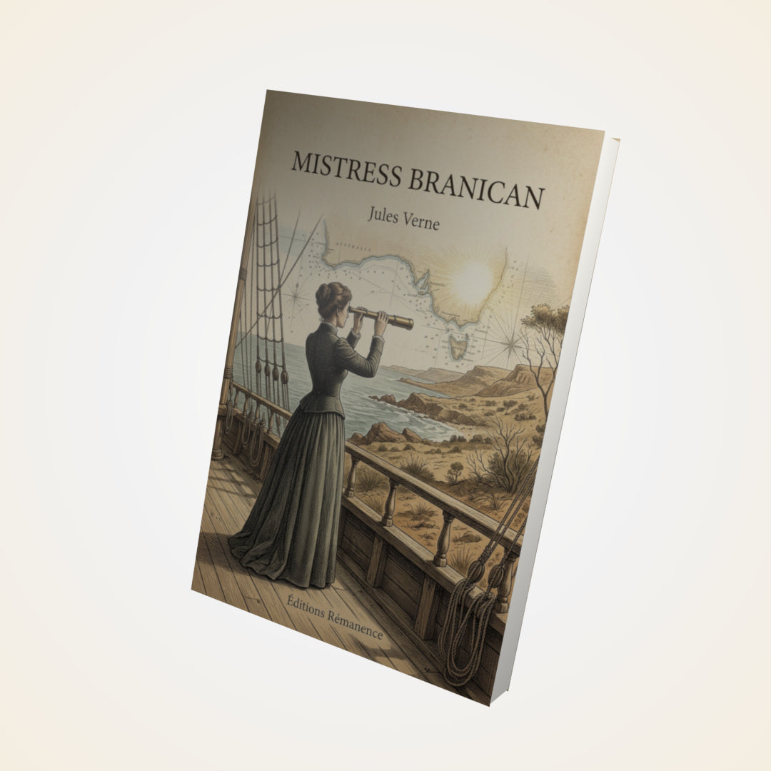 Livre Mistress Branican - Jules Verne - Couverture 3D