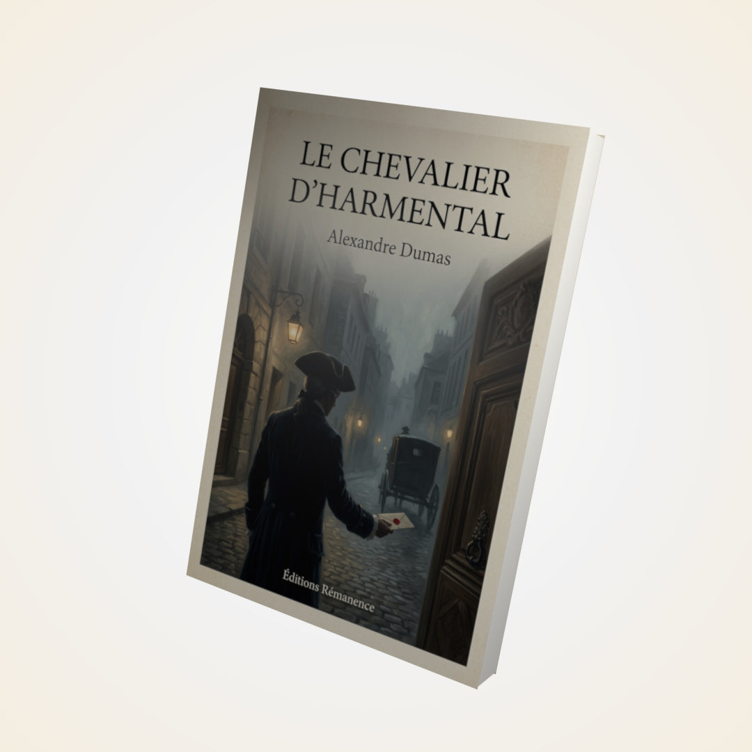 Livre Le chevalier d'Harmental - Alexandre Dumas - Couverture 3D