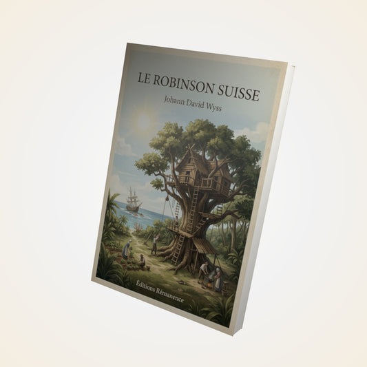 Livre Le Robinson suisse - Johann David Wyss - Couverture 3D