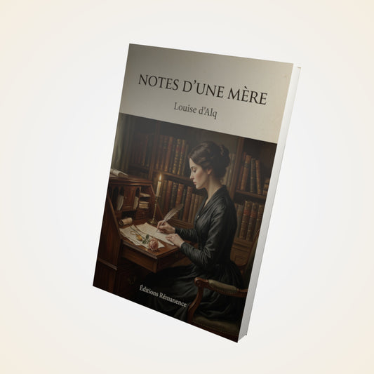 Livre Notes d'une mère - Louise d'Alq - Couverture 3D