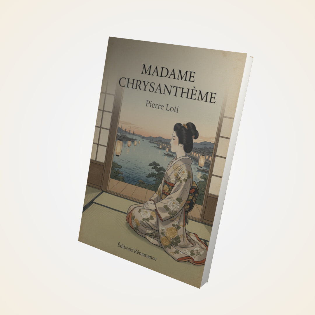 Livre Madame Chrysanthème - Pierre Loti - Couverture 3D