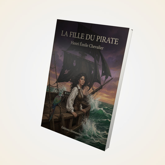 Livre La fille du pirate - Henri Émile Chevalier - Couverture 3D