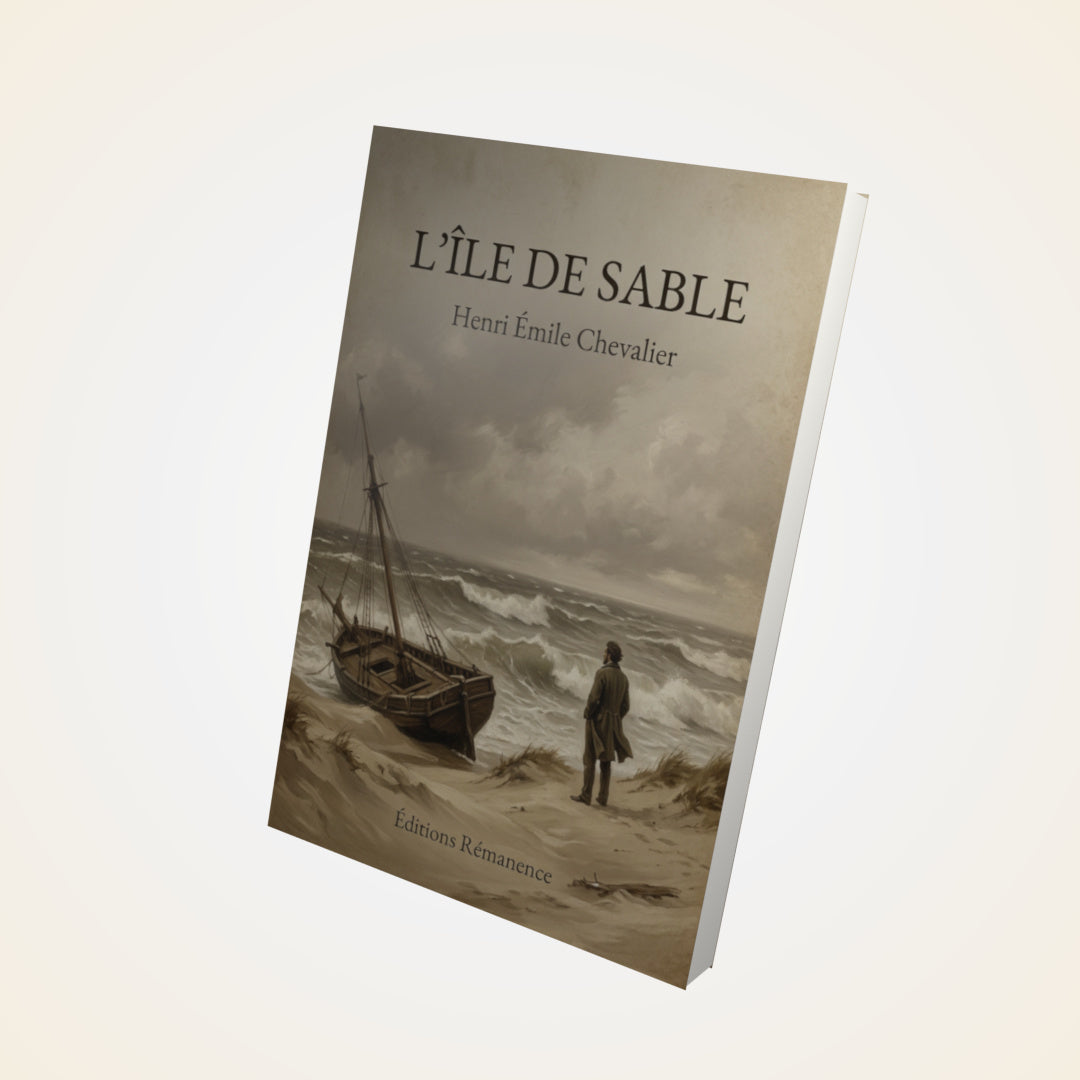 Livre L'île de sable - Henri Émile Chevalier - Couverture 3D