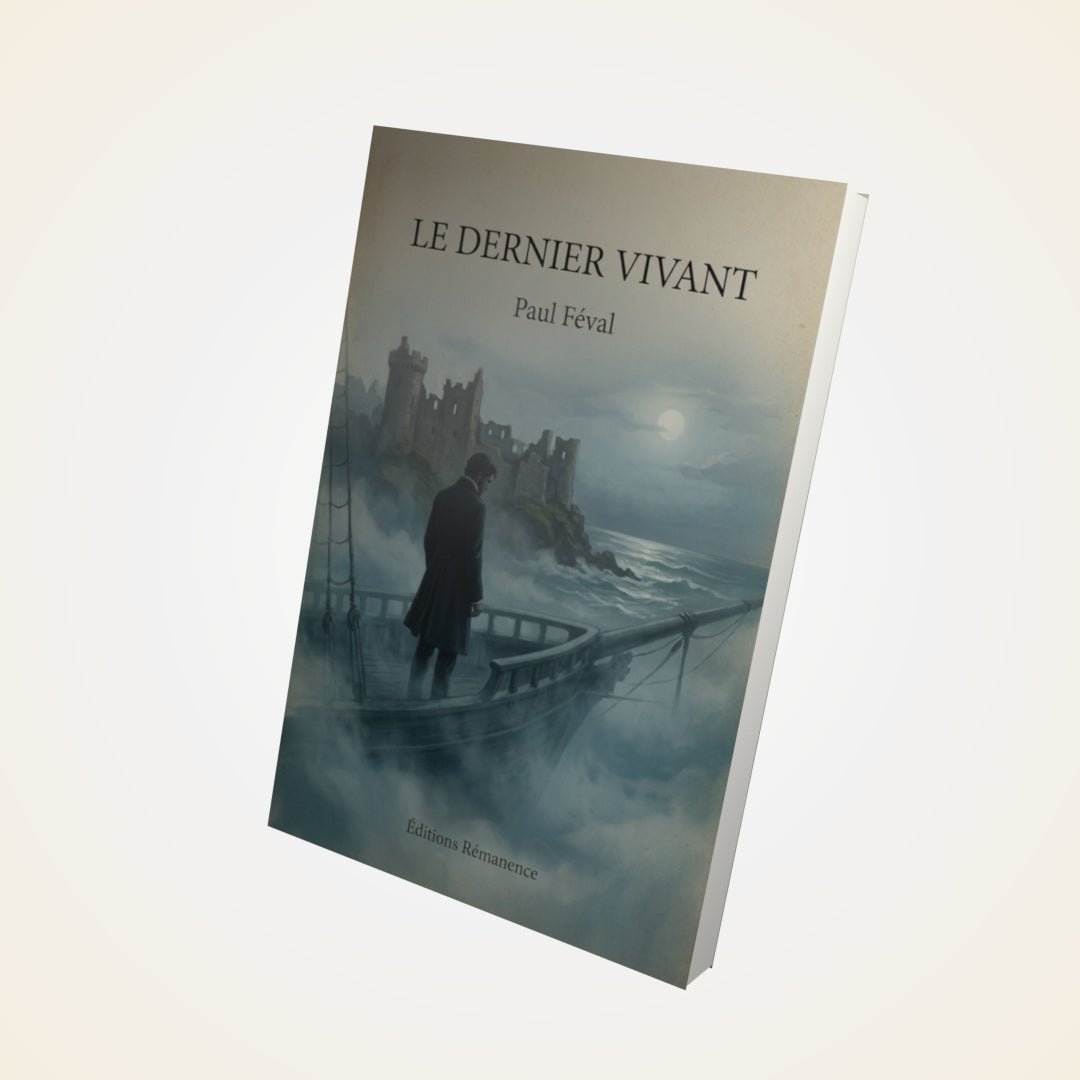 Livre Le dernier vivant - Paul Féval - Couverture 3D