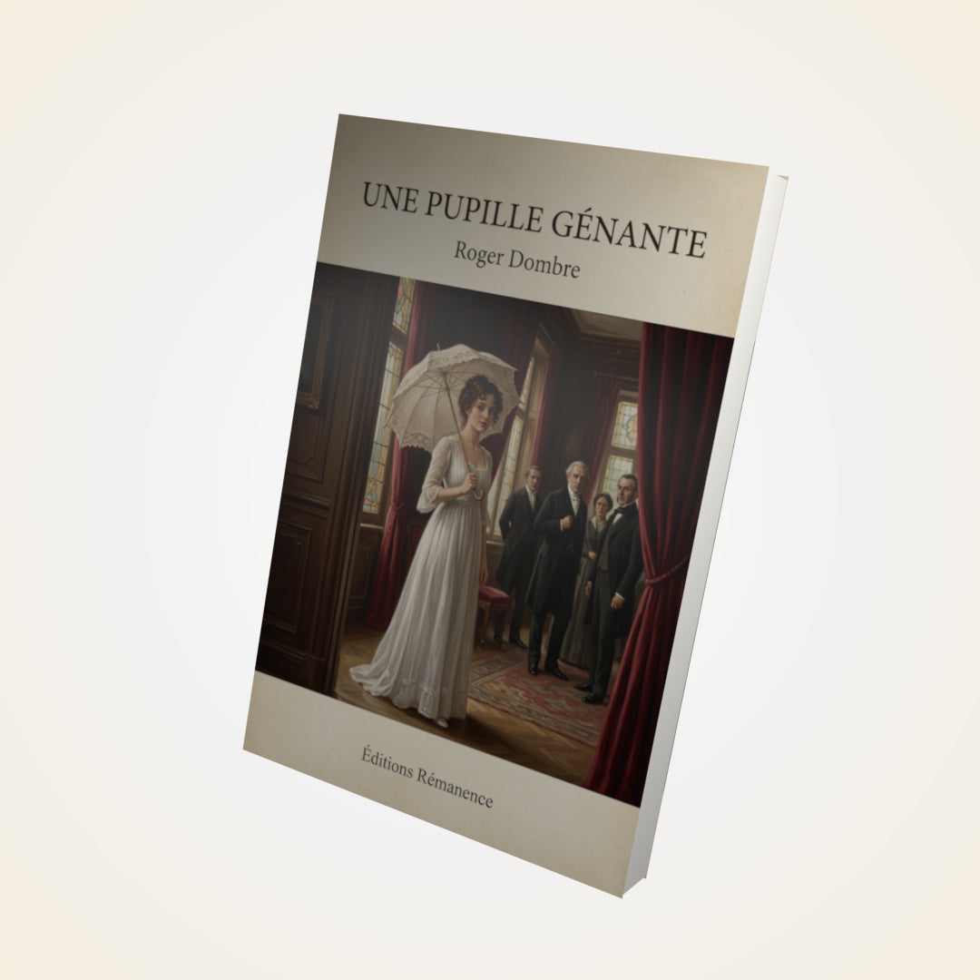 Livre Une Pupille Genante - Roger Dombre - Couverture 3D