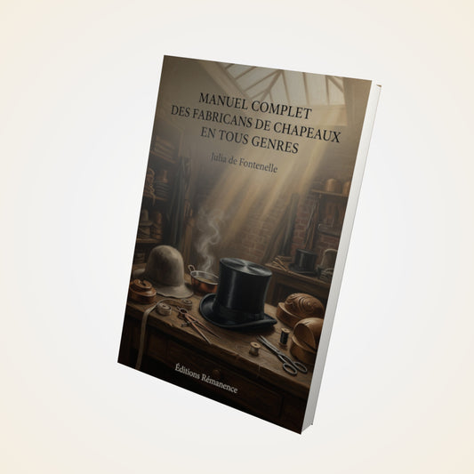 Livre Manuel complet des fabricans de chapeaux en tous genres - Julia de Fontenelle - Couverture 3D