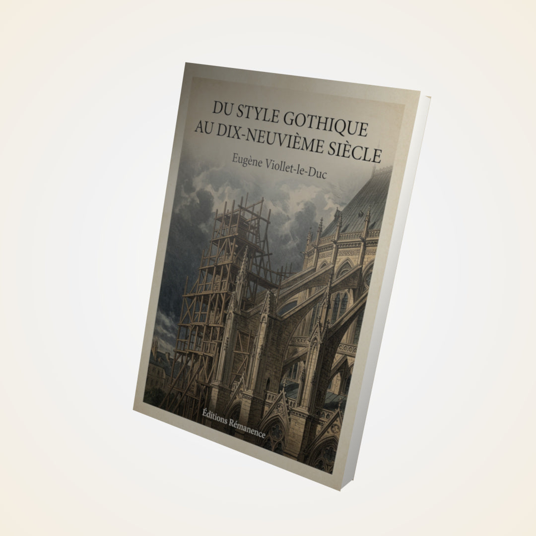 Livre Du style gothique au dix-neuvième siècle - Eugène Viollet-le-Duc - Couverture 3D