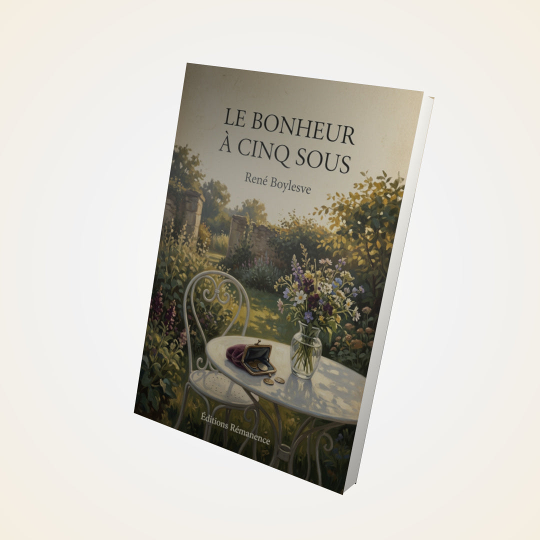 Livre Le bonheur à cinq sous - René Boylesve - Couverture 3D