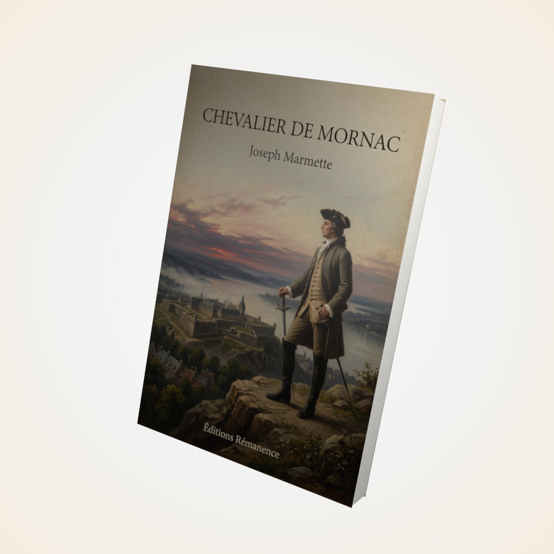 Livre Chevalier de Mornac - Joseph Marmette - Couverture 3D