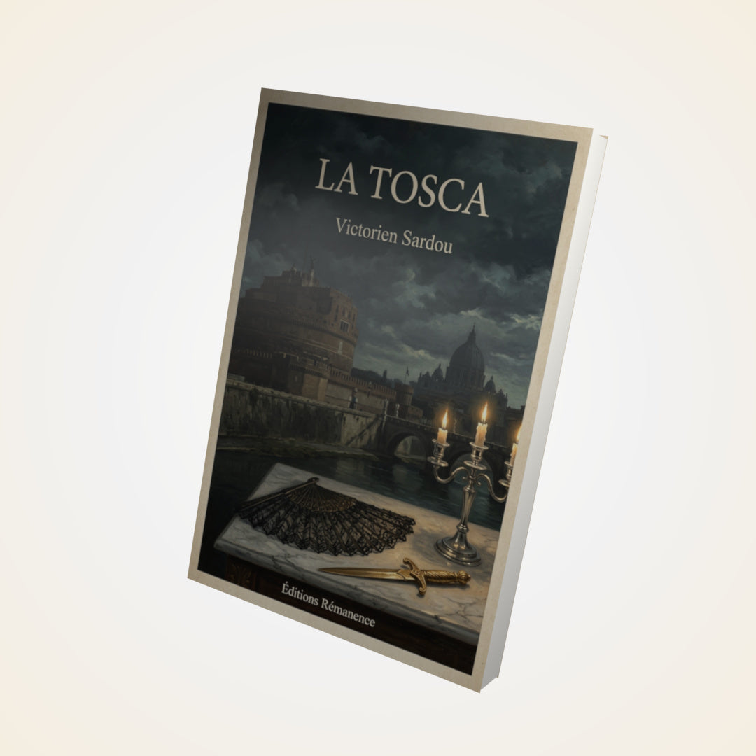 Livre La Tosca - Victorien Sardou - Couverture 3D