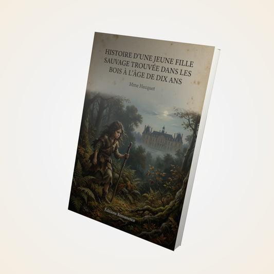 Livre Histoire d'une jeune fille sauvage trouvée dans les bois à l'âge de dix ans - Mme Hecquet - Couverture 3D