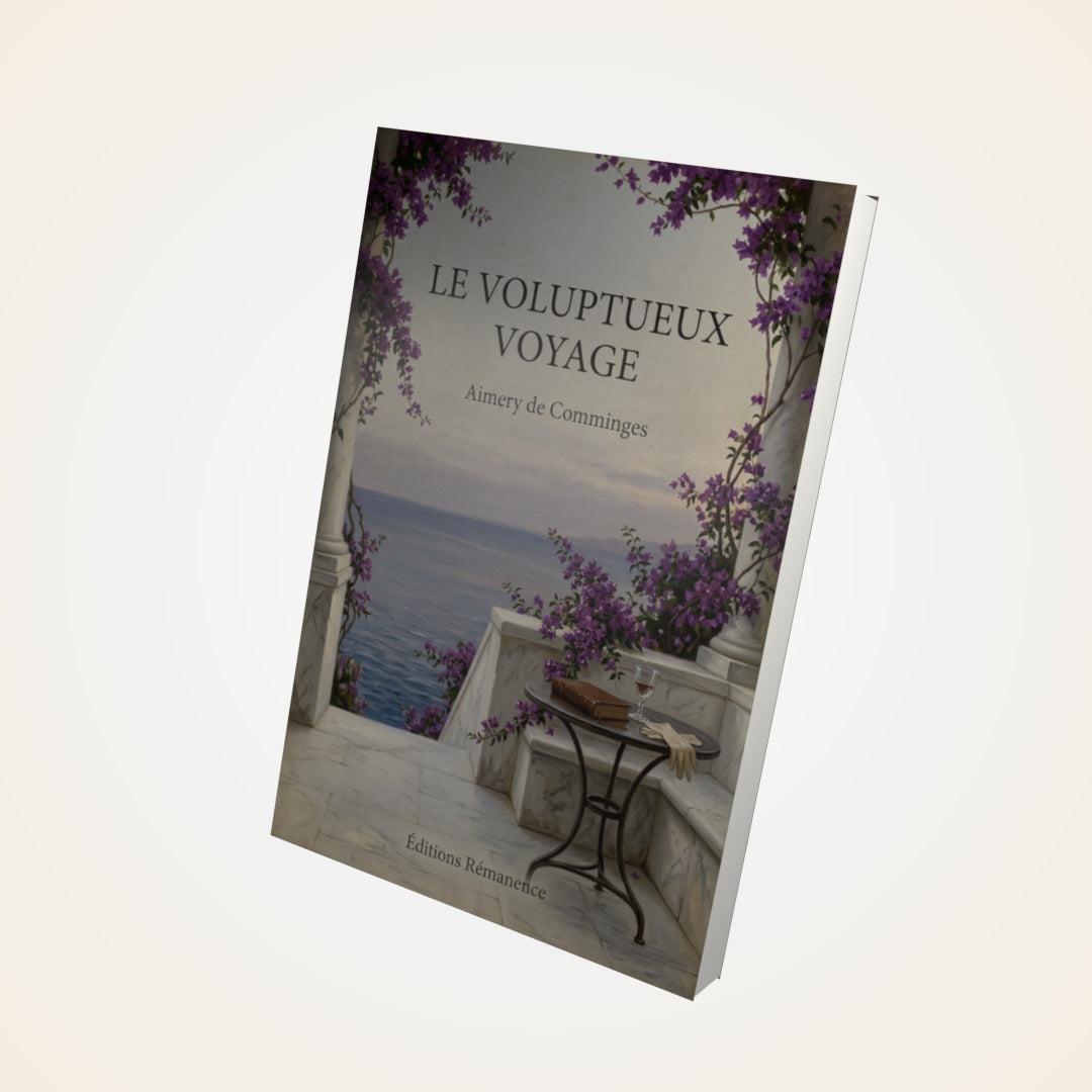 Livre Le Voluptueux Voyage - Aimery de Comminges - Couverture 3D