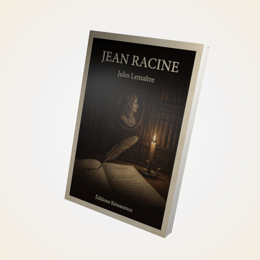 Livre Jean Racine - Jules Lemaître - Couverture 3D
