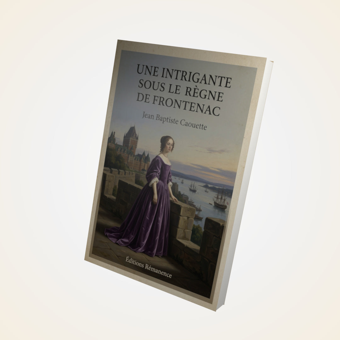 Livre Une Intrigante sous le règne de Frontenac - Jean Baptiste Caouette - Couverture 3D