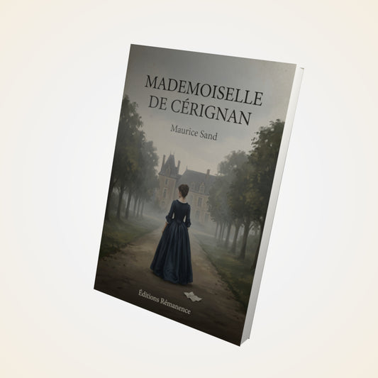 Livre Mademoiselle de Cérignan - Maurice Sand - Couverture 3D