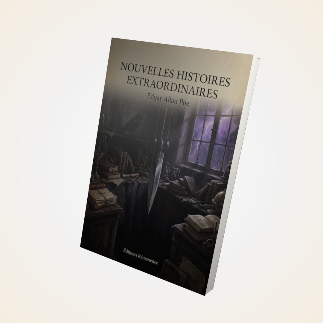 Livre Nouvelles histoires extraordinaires - Edgar Allan Poe - Couverture 3D