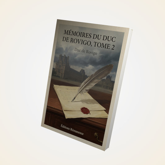 Livre Mémoires du duc de Rovigo, Tome 2 - Duc de Rovigo - Couverture 3D
