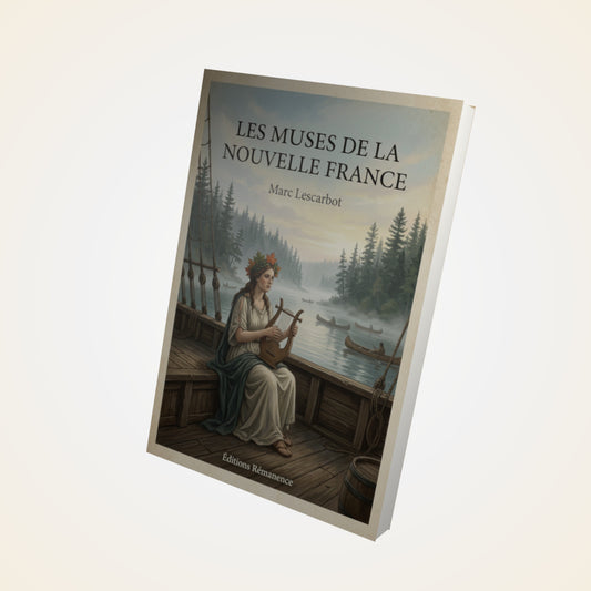 Livre Les Muses de la Nouvelle France - Marc Lescarbot - Couverture 3D