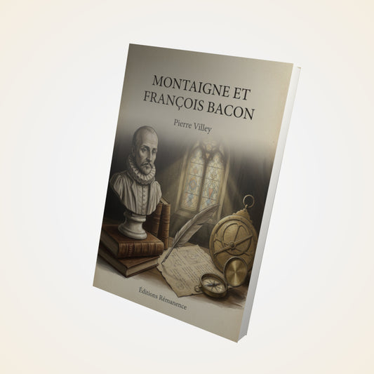 Livre Montaigne et François Bacon - Pierre Villey - Couverture 3D