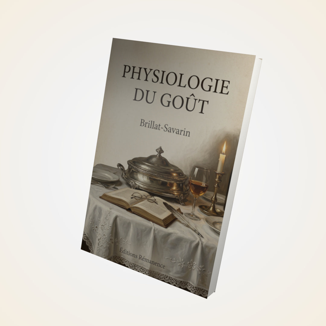 Livre Physiologie du goût - Brillat-Savarin - Couverture 3D