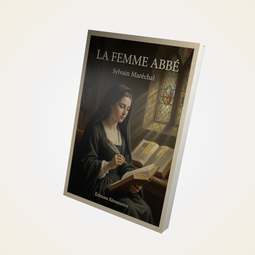 Livre La Femme Abbé - Sylvain Maréchal - Couverture 3D