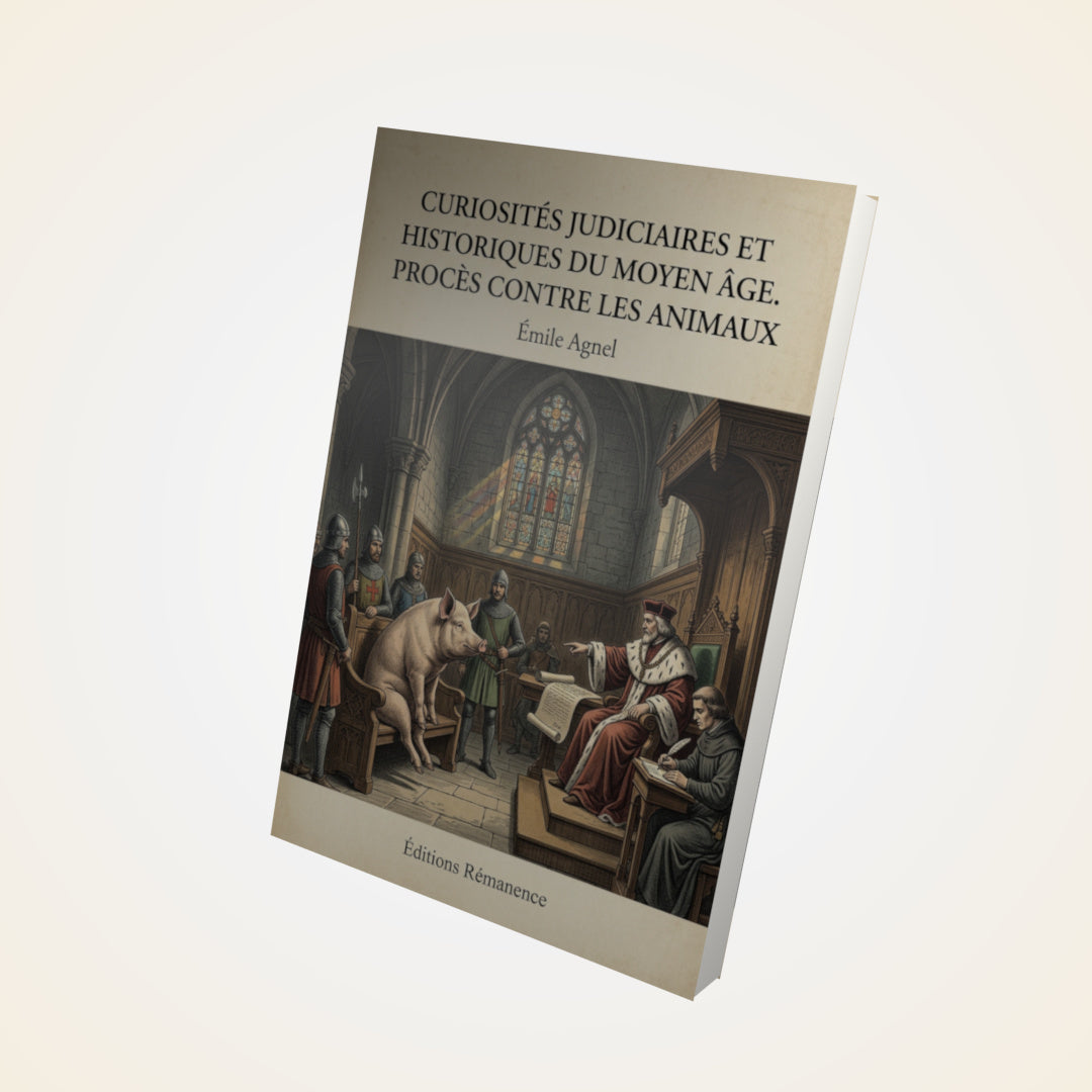 Livre Curiosités judiciaires et historiques du moyen âge. Procès contre les animaux - Émile Agnel - Couverture 3D