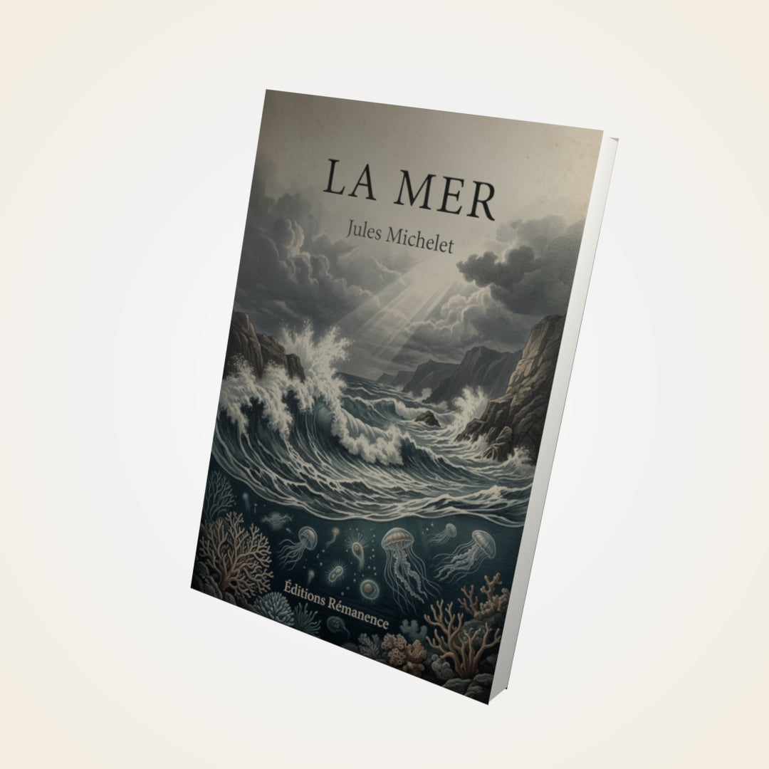 Livre La mer - Jules Michelet - Couverture 3D