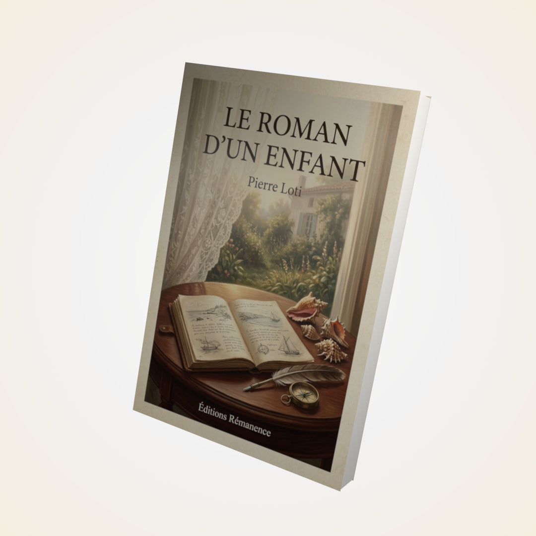 Livre Le roman d'un enfant - Pierre Loti - Couverture 3D