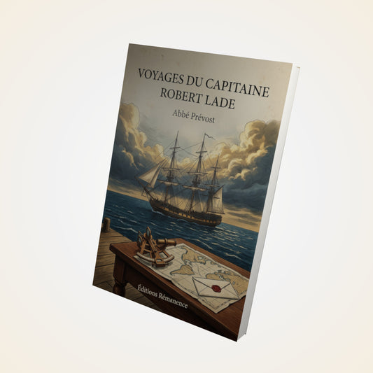 Livre Voyages du capitaine Robert Lade - Abbé Prévost - Couverture 3D
